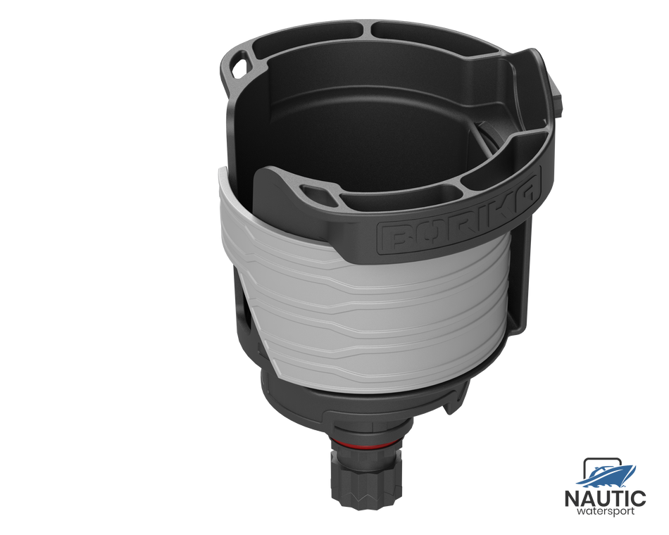 Borika Becherhalter mit Ablagefunktion schwarz/grau