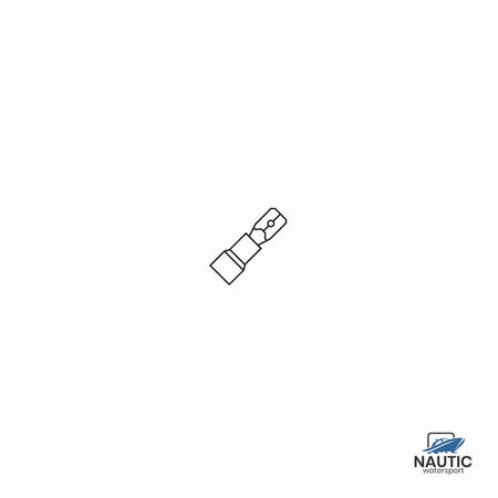 Talamex Kabelschoen tong 6.3mm rood (6)
