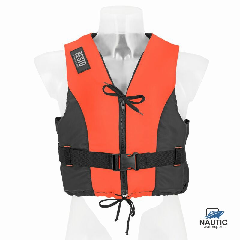 Besto Dinghy Zipper oranje/zwart 50N XS