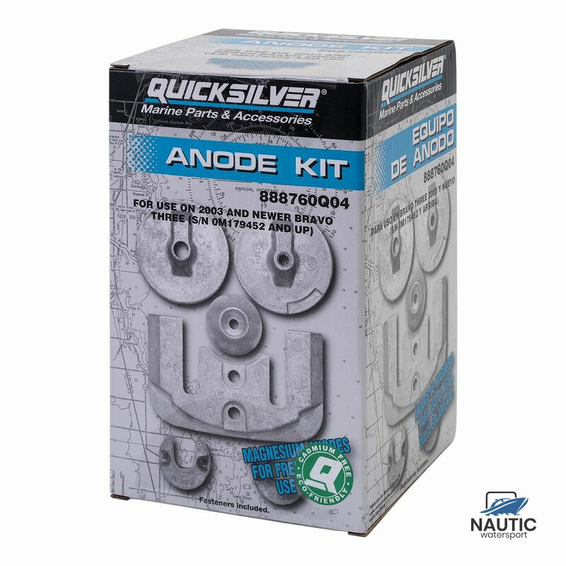 888760Q04 Anoden-Kit Magnesium für Mercruiser Bravo III