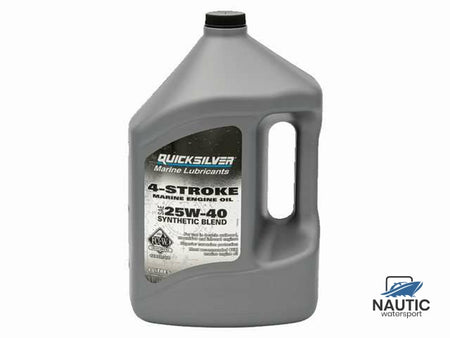 Quicksilver 8M0086227 25W40 4-takt semisynthetische motorolie 4L