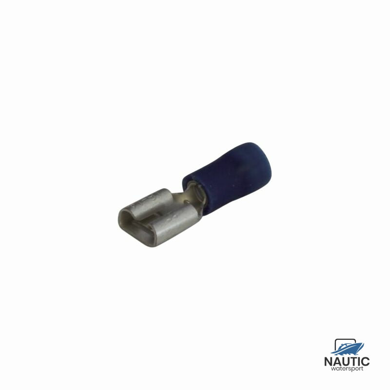 Talamex Kabelschoen vrouwtje plat 6.3mm rood (6)