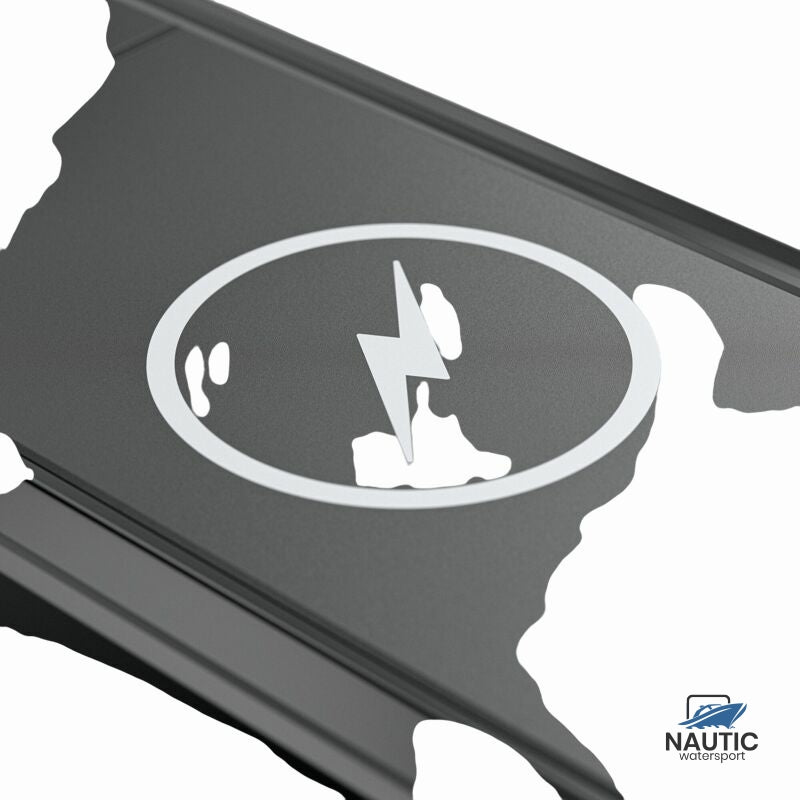 Portable power bank booster, Qi charger, flashlight