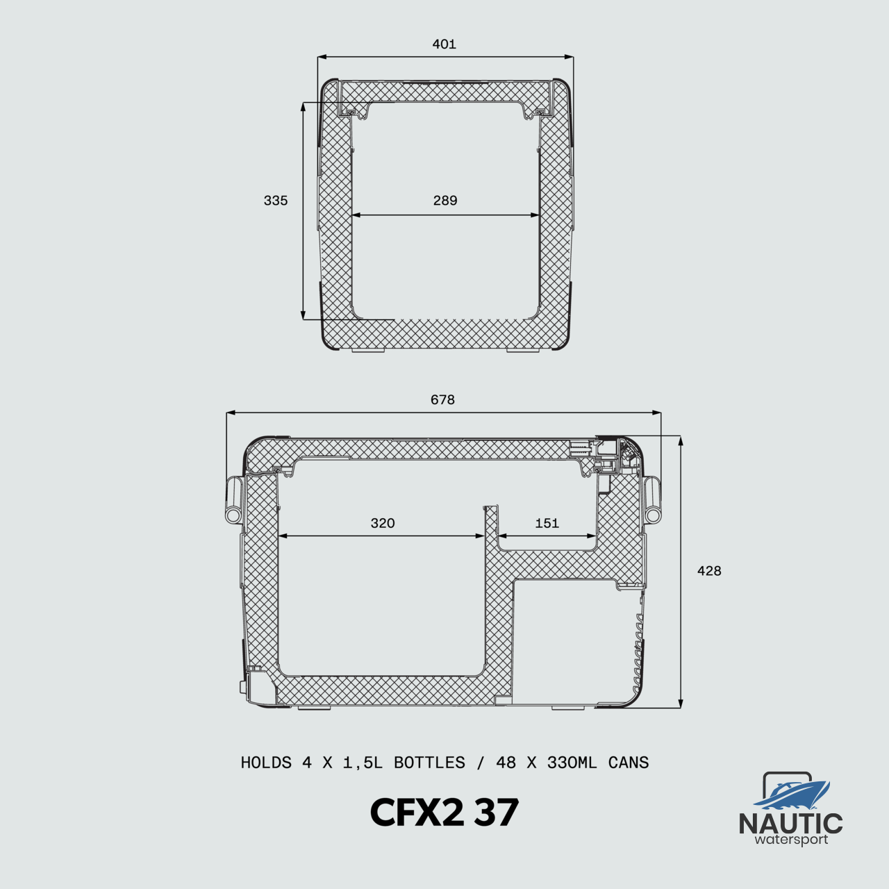 Dometic CFX2-37 12/24/230V