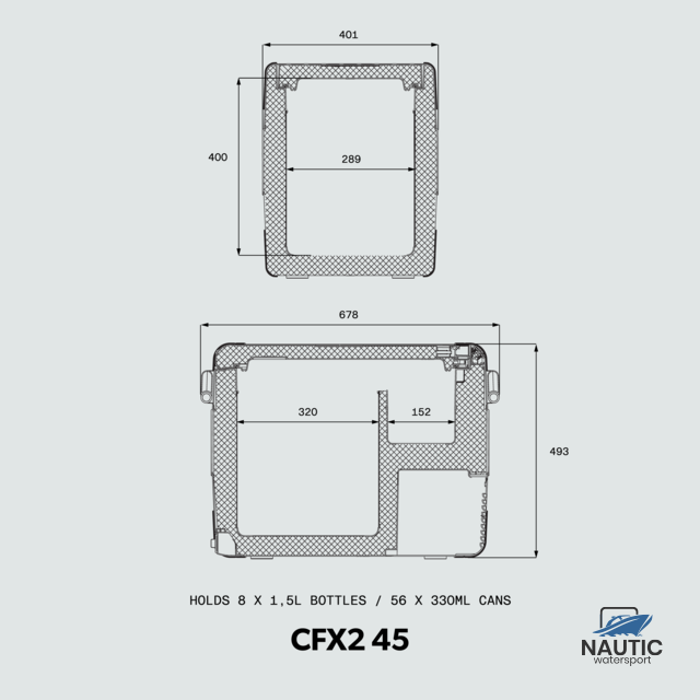 Dometic CFX2-45 12/24/230V
