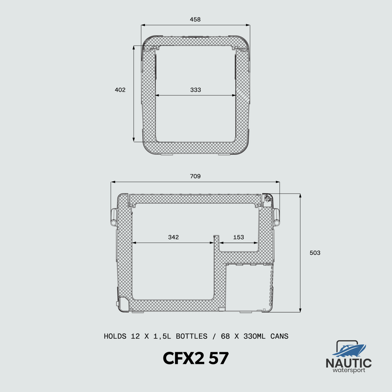 Dometic CFX2-57 12/24/230V