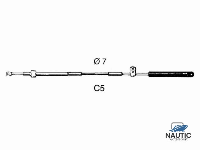 Ultraflex Schakelkabel C5 6ft 1.83m