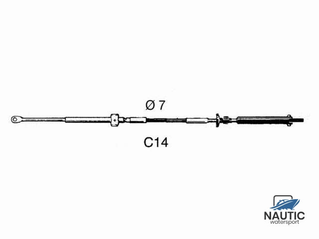 Ultraflex Schakelkabel C14 12ft 3.66m