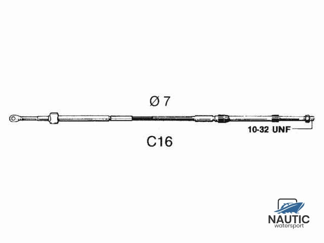 Ultraflex Schakelkabel C16 13ft 3.97m