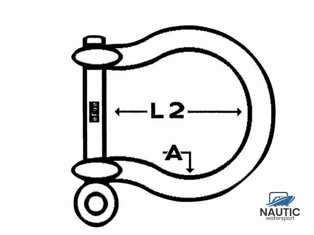 Harpsluiting rvs 8mm bulk