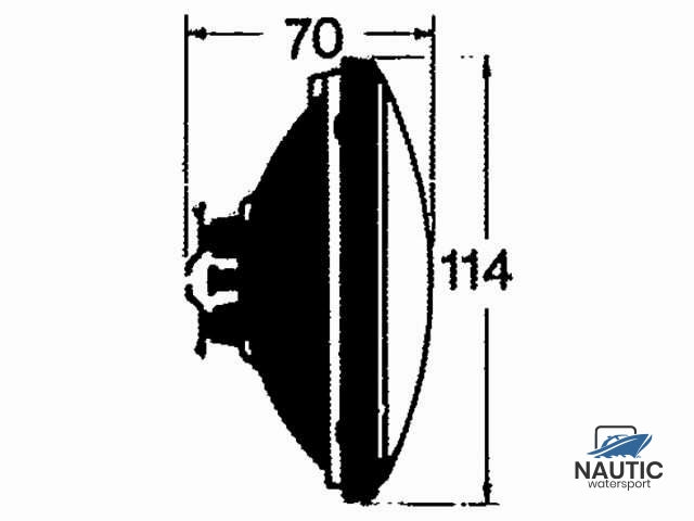 Reserve lamp voor 13.542.112 12V