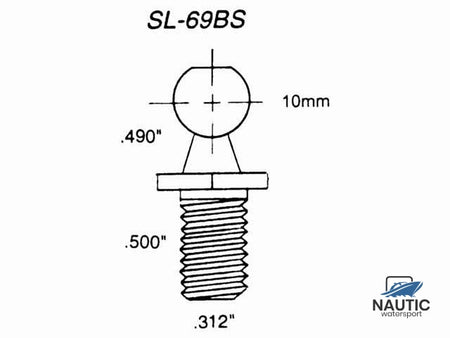 Attwood Kogelsteun sl-69-ssbs