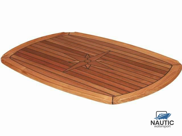 Tafelblad teak 'classic comfort' 61x94cm