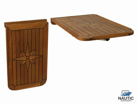 Tafelblad teak 'balcony' 38x60cm