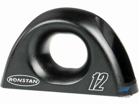 Ronstan RF8091-12 ropeglide fairlead single zwart 12mm