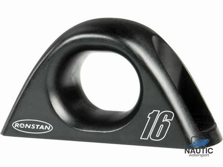 Ronstan RF8091-16 ropeglide fairlead single zwart 16mm