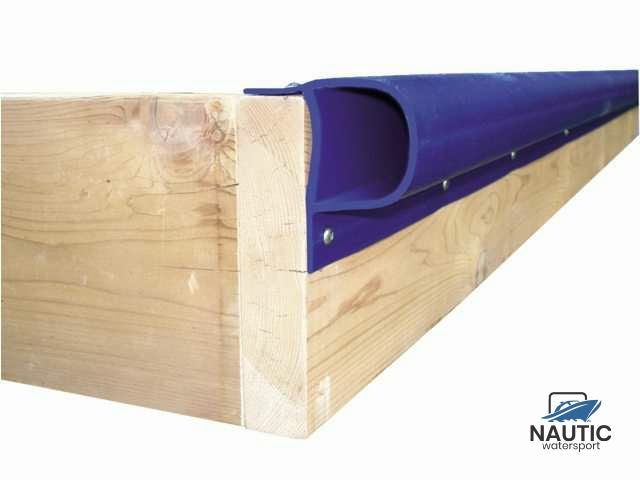 Dockedge Steigerstootrand p-profiel navy blauw 2.4m