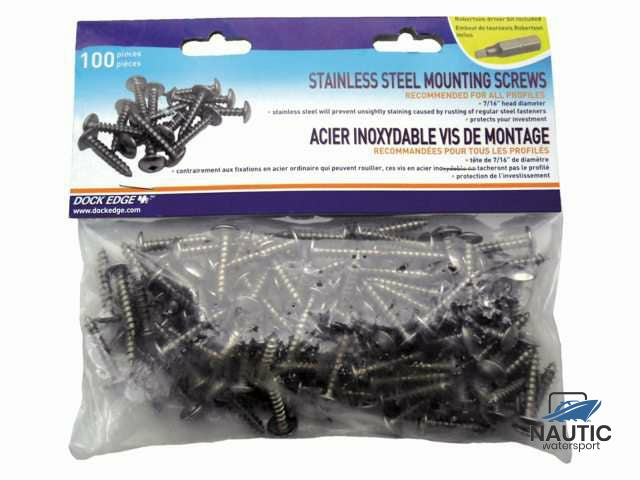 Schroeven tbv montage steigerstootrand (100stk)