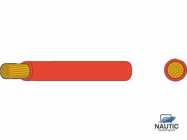 Talamex Dunwandige montage kabel 4.0mm² rood