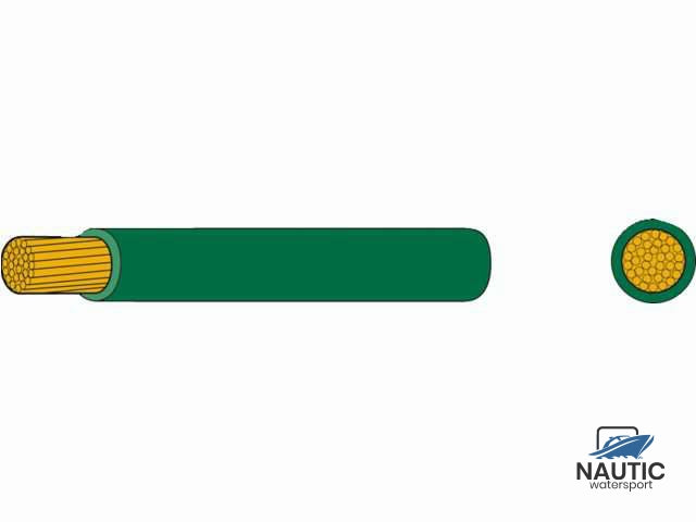 Dünnwandiges Montagekabel 1,5 mm² grün
