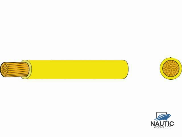 Dünnwandiges Montagekabel 1,5 mm² gelb