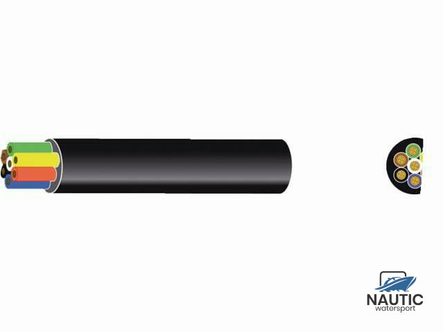 Automarine Ronde pvc kabel grijs 7P > 6x1.50mm² + 1x2.0mm²
