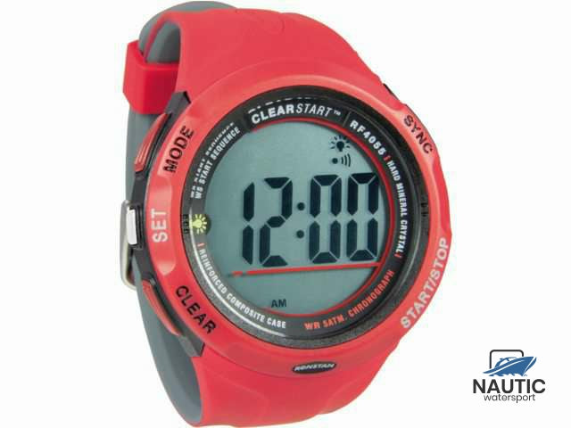 Ronstan Clearstart Segeluhr, 50 mm, rotgrau