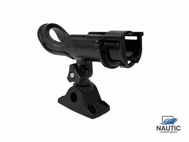 Robuster schwarzer Angelrutenhalter