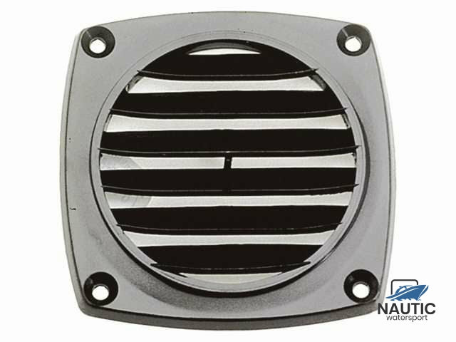 Talamex Ventilatierooster abs 94x94mm zwart