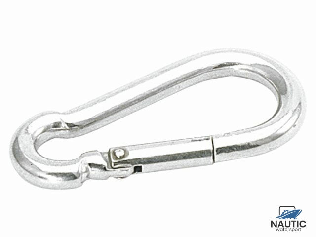 Talamex Karabijnhaak met knik 120mm
