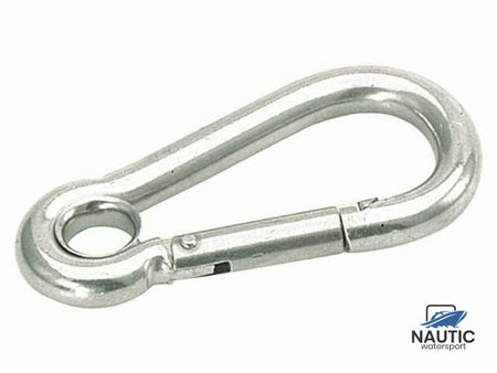 Talamex Karabijnhaak met oog 50mm bulk