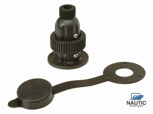 Stecker + Buchse aus Kunststoff, 5 A, 3-polig