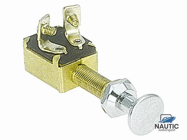 Trekschakelaar. verchroomd