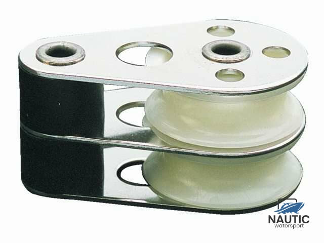 Ronstan RF417 2-schijfs blok rvs