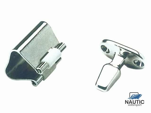 Roll-top closure chrome 36mm