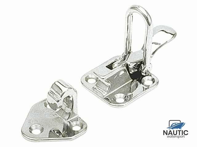 Anti-rammelsluiting chroom 75mm