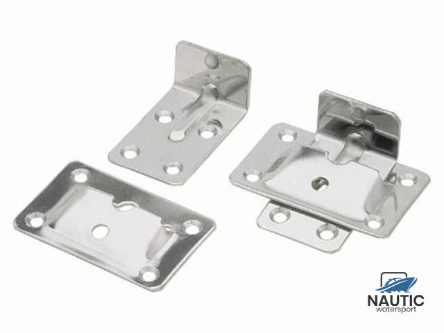 Stainless steel table support set