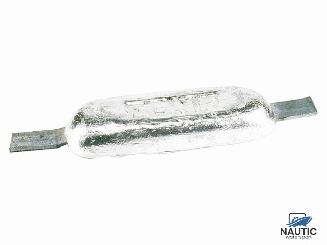 Rumpfanode Zink mit Streifen 1,80 kg 180 x 65 x 30 mm