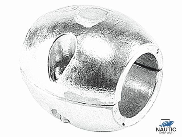 Schroefas anode aluminium bol 45mm