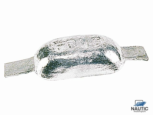 Romp anode magnesium met strip 1.30kg 290x80x40mm