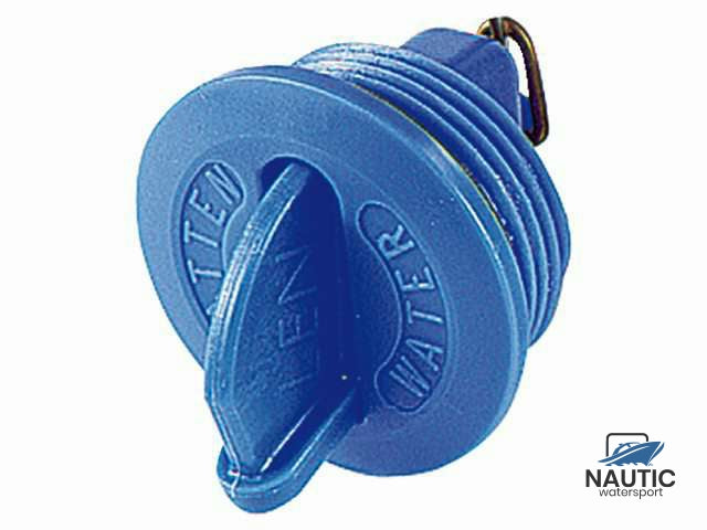 Talamex Delrin dop water blauw