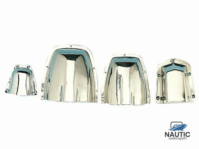 Ventilatieschelp rvs 140x115x52mm