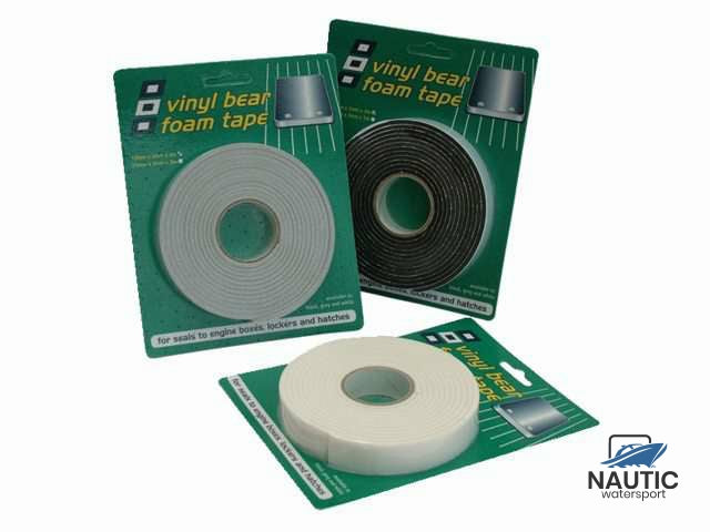 Vinyl foam tape black 19x3mm 3m