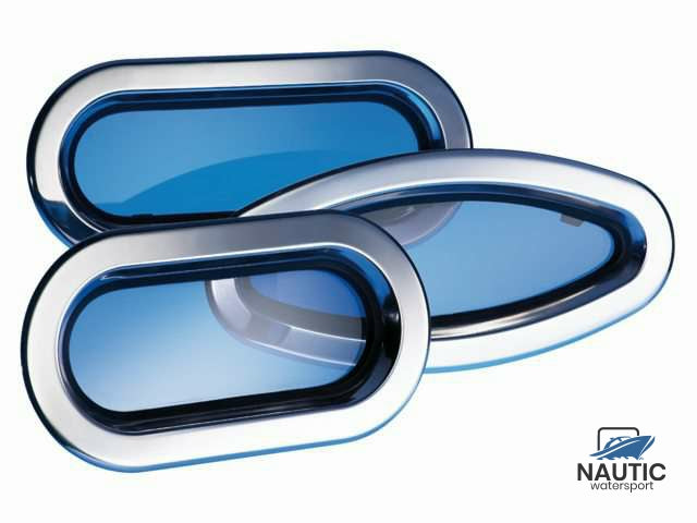 393120262 Bullauge Edelstahl 1 graues Festlicht weiß