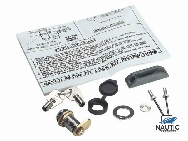 Lewmar 360259990 lock and key kit