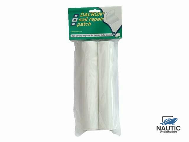 Dacron-Flicken weiß 24x37mm (2 Stück)