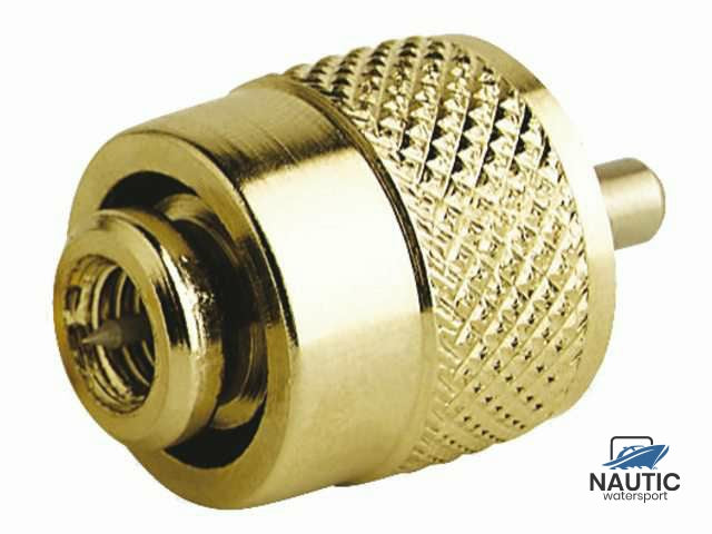 Glomex Male connector PL259 gold RA132