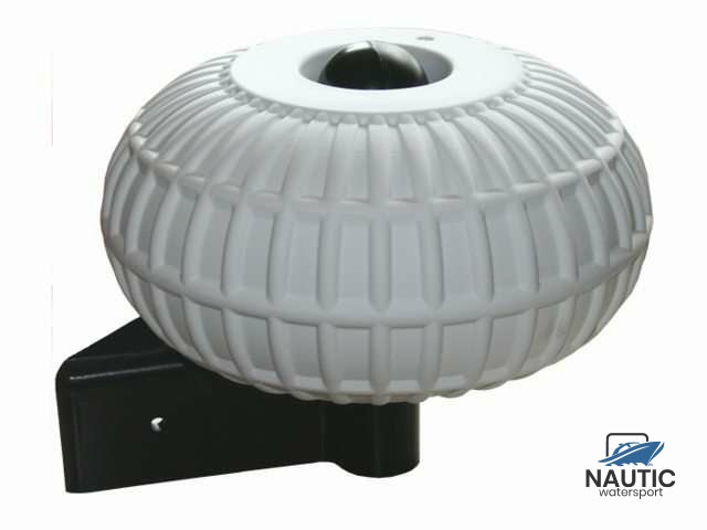 Dock wheel white with bracket