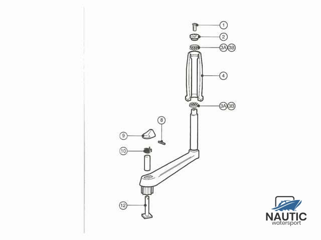29140011 handle turn kit grey