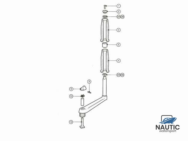 Lewmar 29140013 lock kit 10 inch